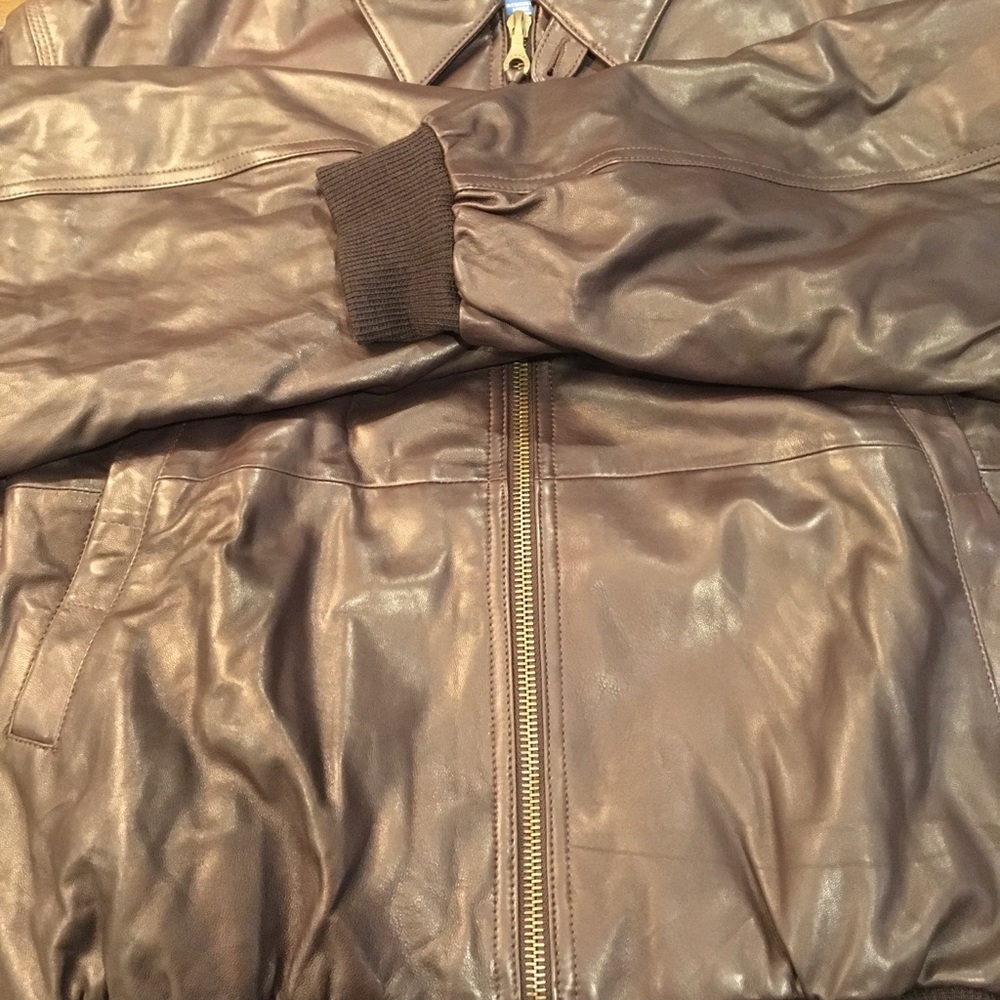 Faconnable Leather Jacket - NWT - Picture 7 of 10